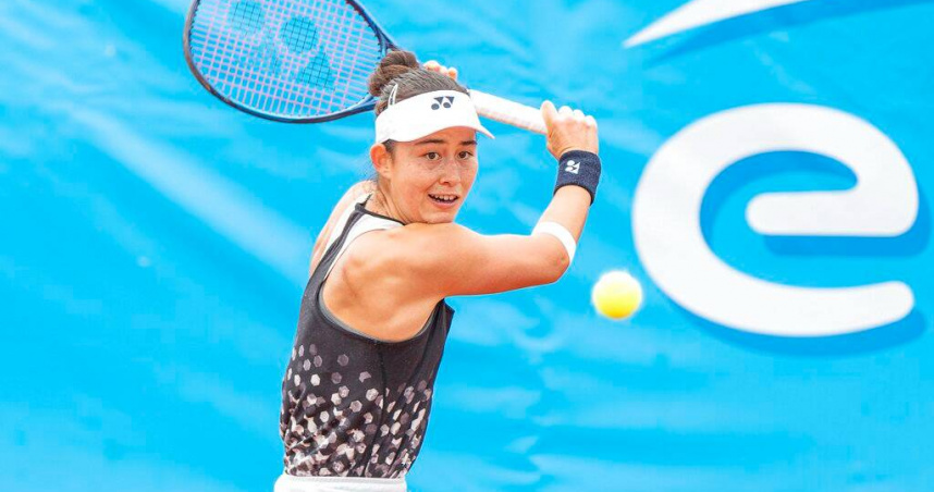 24歲的葛藍喬安娜為台英混血，目前世界排名117，是台灣女將最高位。（圖／達志／美聯社）