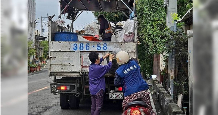 彰化市清潔隊試辦資源回收「分日分項回收」。（圖／彰化市公所）