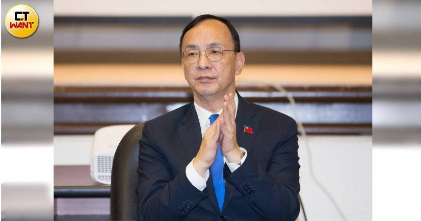 朱立倫表示，藍營人士接連出訪有助國際了解台灣，呼籲各界以正面態度看待對外交流。（圖／黃威彬攝）