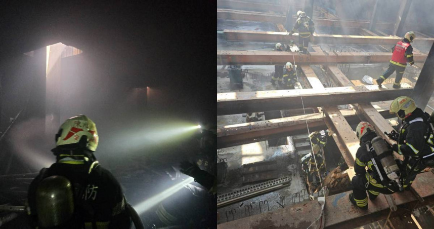 北市大安區都更工地火警！　消防員救災「體溫飆41度」進ICU