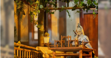 《素還真》是揭露他從未曝光的英雄起源,但造景布置也很有看頭。(圖/威視電影提供)