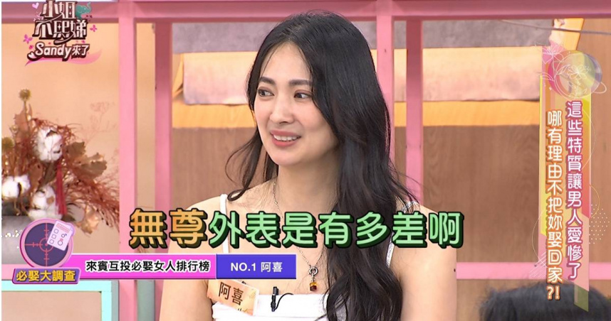 阿喜成為女星心目中的必娶第一名。（圖／東森提供）