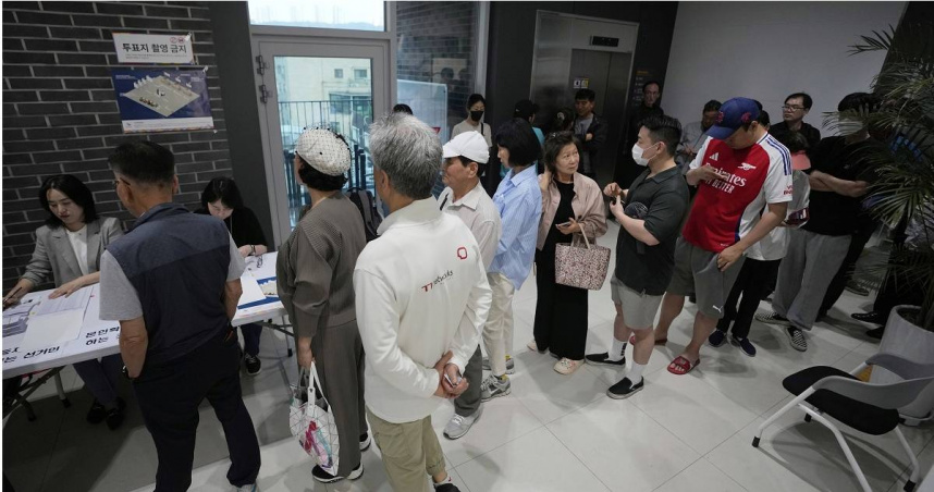 南韓總統大選今開始投票。（圖／達志／美聯社）