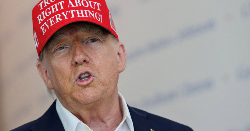 美國總統川普。（圖／路透社）