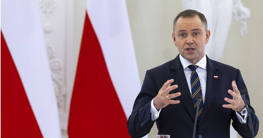 10日凌晨三架俄羅斯無人機短暫進入波蘭領空後被擊落，波蘭總統納夫羅茨基（Karol Nawrocki）直言，俄羅斯此舉是「挑釁與試探」 。（圖／達志／美聯社）