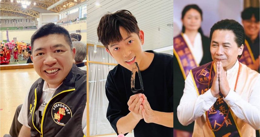 NONO（左起）、宥勝、許傑輝都因捲入性醜聞停止演藝工作。（圖／翻攝自臉書）