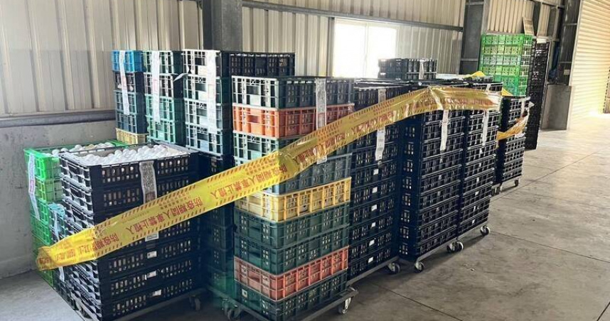 彰化文雅畜牧場昨天再驗出雞蛋含有芬普尼。（圖／彰化縣政府提供）