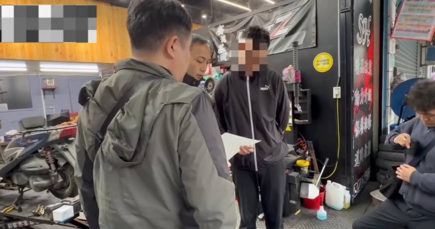 楊姓主嫌為首等4人2025年10月在五股街頭飆車競速，近日遭警方逮捕。（圖／翻攝畫面）