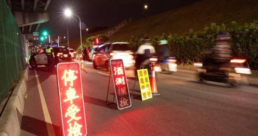 新北市警局指出2025年42天內逮獲832件毒駕。（圖／翻攝畫面）