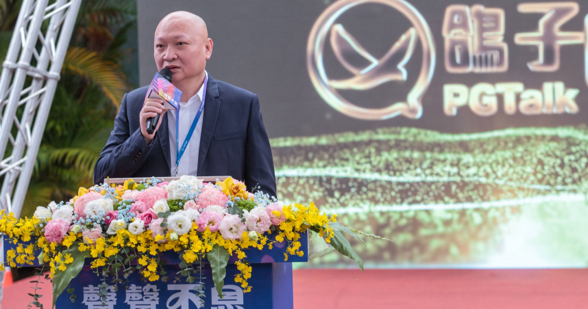 百億賭王林秉文涉及八八會館負責人郭哲敏地下匯兌與詐欺案，林秉文2022年出席「111年廣播節慶祝活動」。（圖／報系資料照）