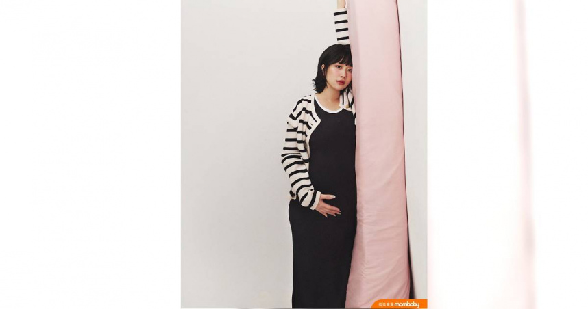 焦凡凡懷孕7個月，準備迎接兒子誕生。（圖／媽媽寶寶雜誌雙月刊）