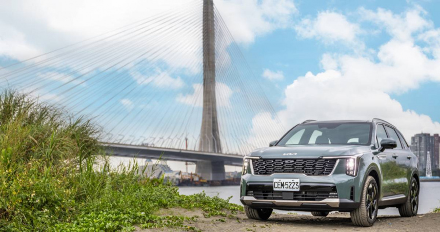 Kia總代理台灣森那美起亞導入全新年式The new Sorento，六七人座新能源旗艦LSUV、全面油電。（圖片提供／ Kia）