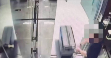 一名吳姓男子因不滿被女友提分手，竟將泰籍女友掐死裝行李箱藏於辦公室內的冰箱內。（圖／翻攝畫面）