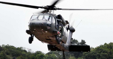 美陸軍黑鷹直升機進行例行訓練失事造成2死3傷 詳細資訊尚未公布