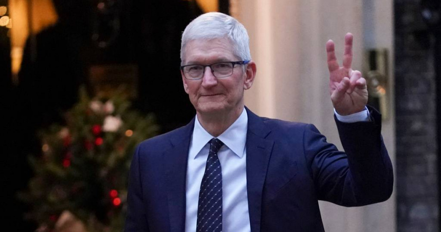 蘋果執行長庫克。（圖／達志／美聯社）