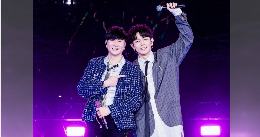 林宇中擔任林俊傑演唱會嘉賓。（圖／JFJ Productions & Unusual Entertainment提供）