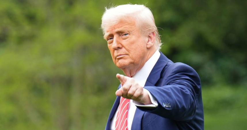 川普的海湖莊園遭一名男子闖入。（圖／美聯社）