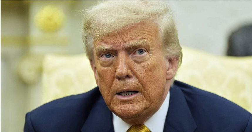 美國總統川普。（圖／達志／美聯社）