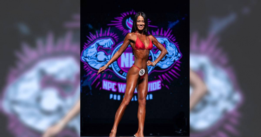 王麗雅參加健美比賽，勇奪3面獎牌。（圖／IFBB Pro Taiwan提供）