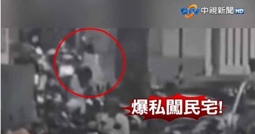 台北市民生社區5日發生一起離奇的住宅侵入案件。(圖／中視新聞)