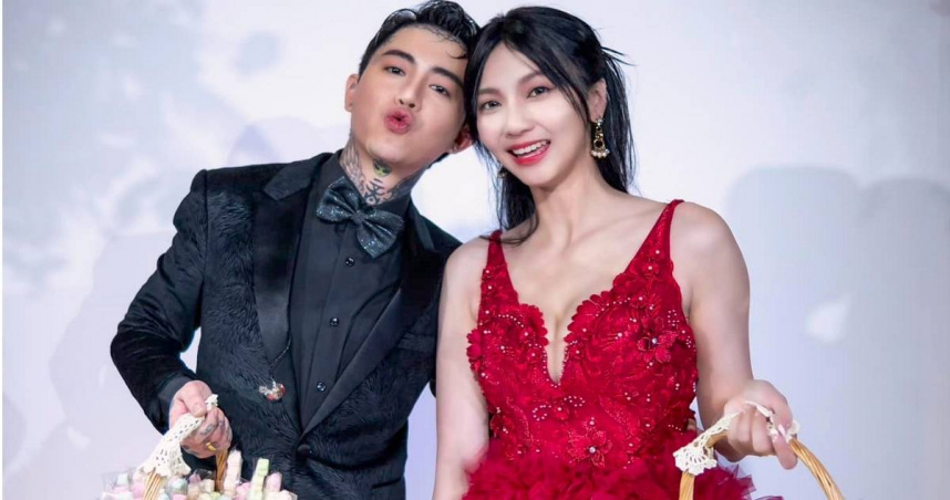 藝人謝和弦（左）妻子陳緗妮，也身兼他的經紀人。（圖／翻攝謝和弦臉書）