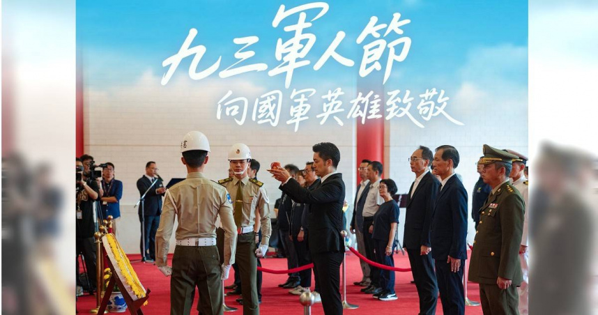 今（3）日是九三軍人節，也是對日抗戰勝利80周年，台北市長蔣萬安上午在臉書發文感謝國軍弟兄姐妹肩負重任。（圖／取自蔣萬安臉書）