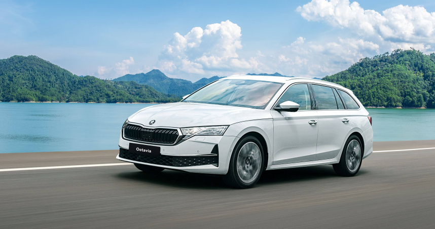 Octavia Combi 2.0 TSI 4x4 矚目登場，引領台灣進口旅行車市場新格局。（圖片提供／Škoda）