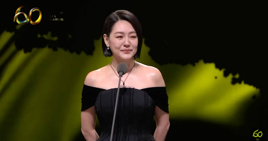 小S睽違8個月復出螢光幕前。（圖／翻攝YouTube／金鐘獎 Golden Bell Awards）