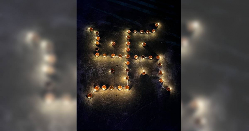 「卍」字在佛教中象徵吉祥與圓滿，而且有左旋與右旋2種形態。（示意圖／翻攝自pexels）