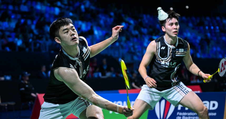 BWF年終總決賽，王齊麟與邱相榤首戰對上南韓落敗。（圖／翻攝臉書／王齊麟）