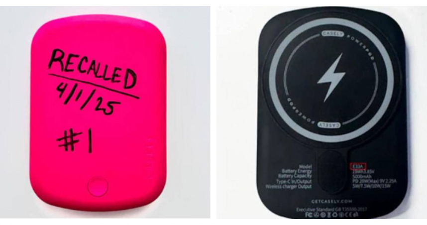 Casely行動電源涉安全風險，約43萬顆產品遭召回。（圖／翻攝自Casely）