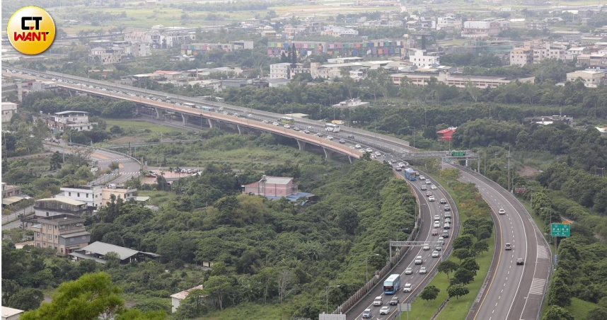 中秋連假收假車潮。（示意圖／李宗明攝）