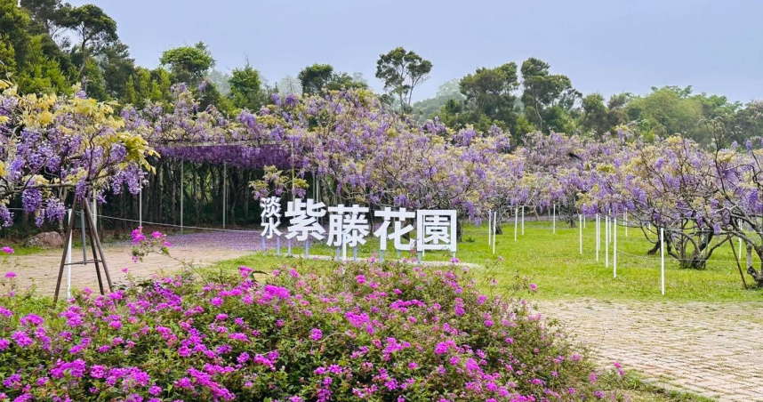 淡水紫藤花園創辦人賴文鏗宣布，因近8年來頻繁遭檢舉及稽查，淡水2處園區未來將不再對外開放。（圖／翻攝自臉書／淡水紫藤花園一號屯山園區）