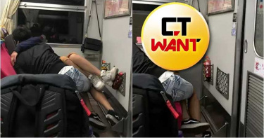 女女火車上「腳舉高高」U字型交纏 網傻眼:在跳水上芭蕾嗎?
