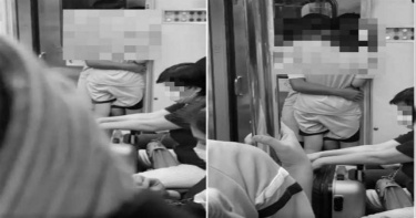 台鐵車廂忘情交纏!高中男「伸手找松鼠」女友褲襠規律起伏 校方回應了