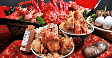 滿口都是蟹肉太幸福了!帝王蟹放入天丼不稀奇,竟然還做成腸粉、水晶餃