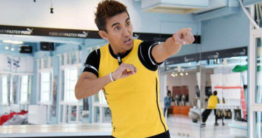 潘若迪近日到星馬巡演時鬧出笑話，差點坐了霸王車。（圖／翻攝潘若迪臉書）