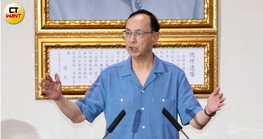 國民黨面臨第三階段罷免與黨魁改選時程重疊，藍委籲延後黨主席選舉，朱立倫強調將依法辦理、非個人可擅改。（圖／方萬民攝）