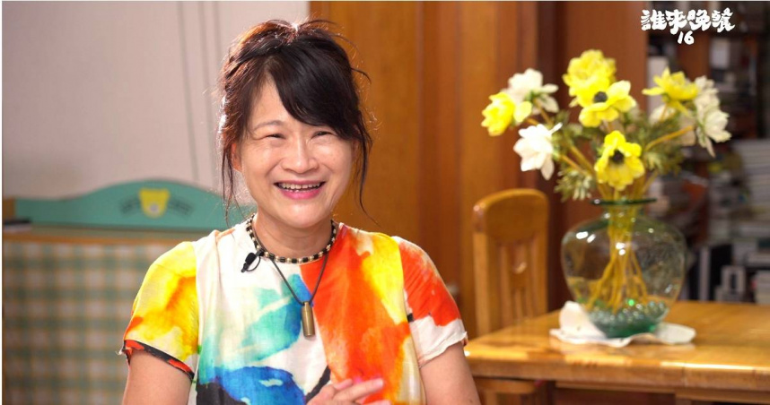 羅思容分享照顧94歲失智母親的經歷。（圖／公視提供）