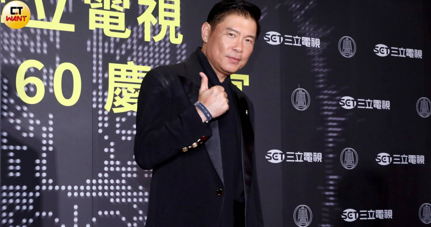 曾國城出席三立電視慶功宴。（圖／侯世駿攝）