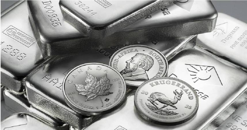 白銀價格於美東時間19日飆升至歷史新高。（圖／達志／美聯社）