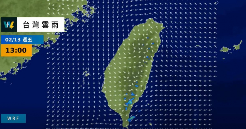 天氣風險WeatherRisk分析春節天氣。（圖／翻攝自臉書＠WeatherRisk.Co）