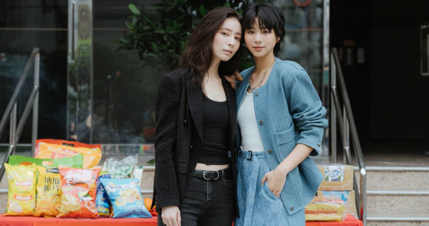 女同天菜袁漠遙搭李聞熙　GL影集《她的唇，她的吻》開鏡