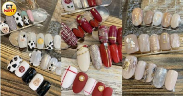 美甲師約起來!過年必做3款光療圖案萌系牛牛、開運大紅、氣質裸色圖鑑全都幫妳做好整理啦~