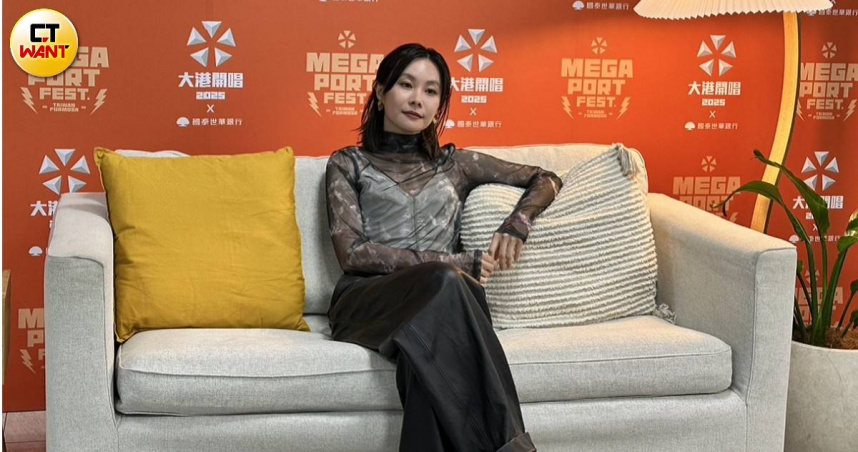 鄭宜農得知楊大正離婚時有些震驚。（圖／吳孟倫攝）