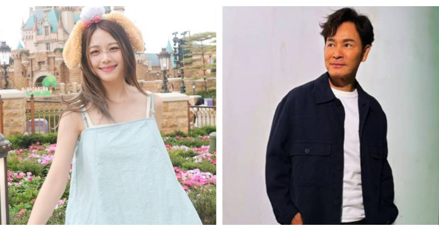 港星郭晉安（右）與港姐出身的莊子璇合作戲劇，意外傳出父女戀。（圖／翻攝自IG）