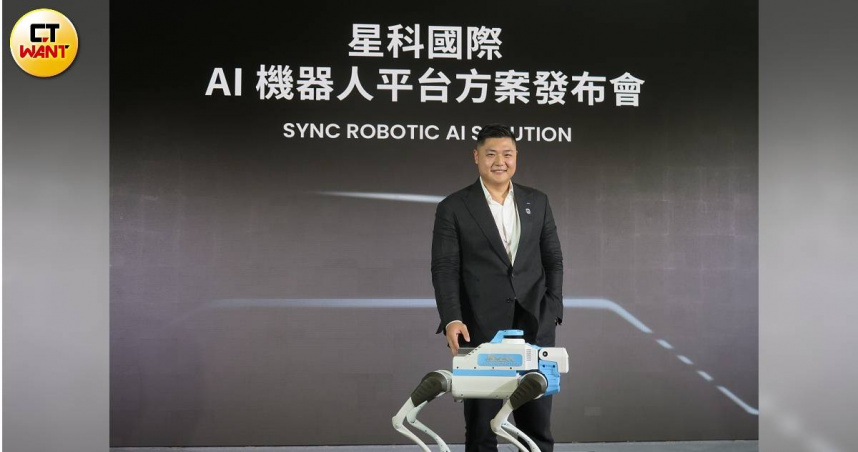 正崴集團旗下SYNC ROBOTIC董事長郭守富。（圖／陳曼儂攝）