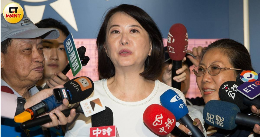 國民黨立委王鴻薇表示基本上支持修法讓公投綁大選，使全民意志更完整體現。（資料照／黃威彬攝）