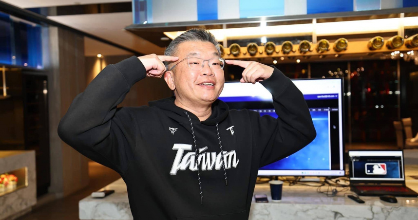 中職會長蔡其昌。（圖／翻攝自蔡其昌臉書）