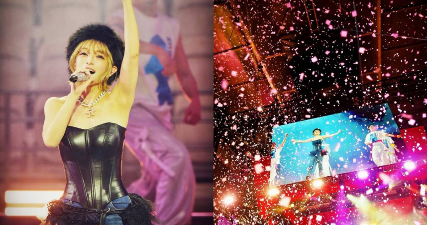 濱崎步錄製無人演唱會，中國官媒卻稱是假消息。（圖／翻攝臉書／浜崎あゆみ ）